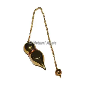 Golden Metal Pendulums | Buy Dowsing Pendulums from India