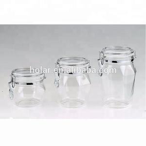 [Holar] Contenedor de comida acrílico hermético hecho en Taiwán de 650ml, 1000ml, 1250ml, para dulces, galletas, aperitivos, nueces - Product Image 2