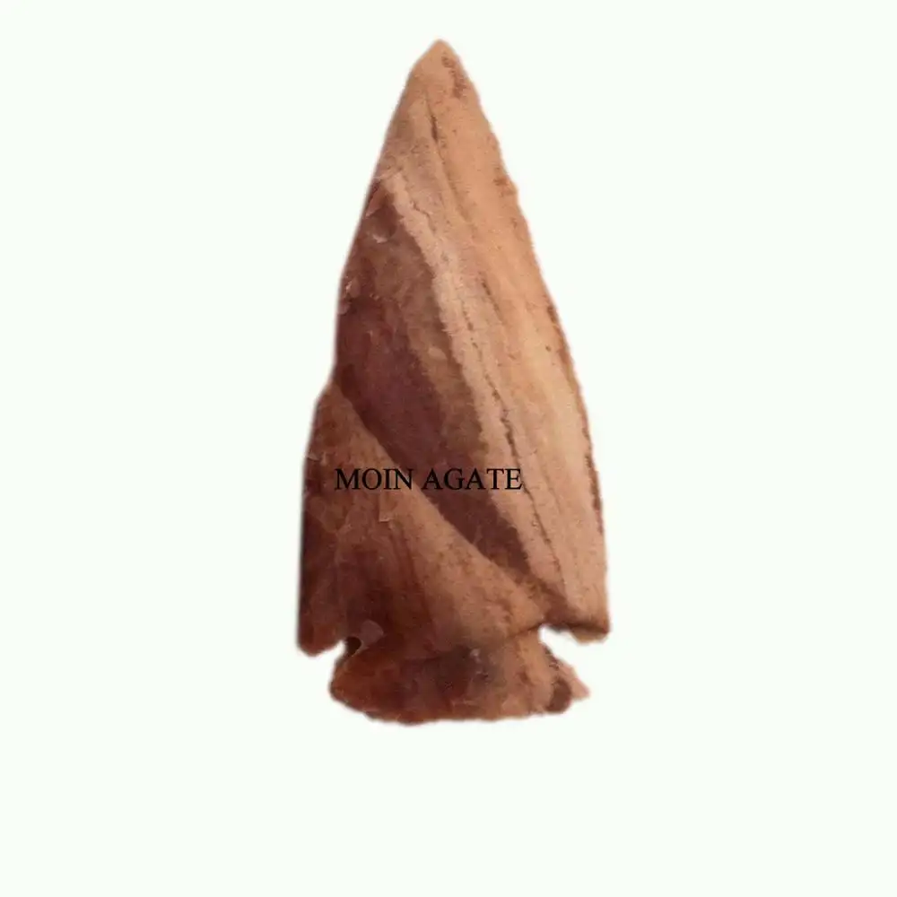 Atacado Fabricante 6 "Ágata Arrowhead Indiano Ágata Arrowheads Para Venda Gemstone Arrowheads Para Venda