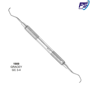 Gracey-Curettes de acero inoxidable GC 1-2, instrumento quirúrgico Dental barato - Product Image 2