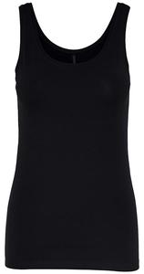 Camiseta sin mangas corta de color liso para mujer talla grande - Product Image 5