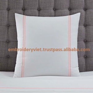 Juego de sábanas bordadas de algodón 100% de alta calidad con monograma - Product Image 2