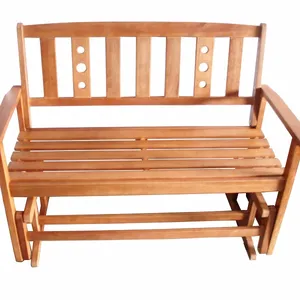 Modern Design 2-Seat Solid Wood Bench from Vietnam Factory for Living Room Office Patio Garden Kitchen or Hotel Furniture