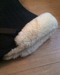 Shemax Platinum Sheepskin Lined <b>Dressage</b> Saddle Pad - Product Image 3
