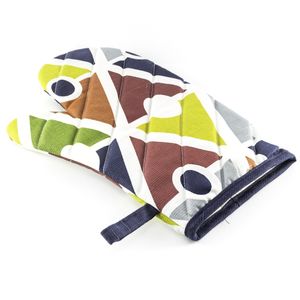 Fabricant de mitaines de four le mieux noté en coton égyptien à rayures imprimées de qualité supérieure en Inde - Product Image 5