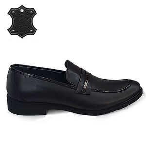 Chaussures Décontractées pour Homme en Cuir Noir - Product Image 6
