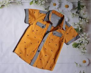 T-shirt moderne à rayures pour bébés garçons Vêtements décontractés pour enfants - Product Image 4
