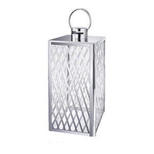 Windproof <b>Large</b> Size Black <b>Candle</b> <b>Lantern</b> Courtyard and Home Decorative Metal Classical <b>Candle</b> <b>Lantern</b> - Product Image 6