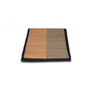 Nieuwe Aankomst Best Selling Aangepaste Ontwerp Strand Mat Stro Groothandel Goedkope Stro Strandmat Te Koop