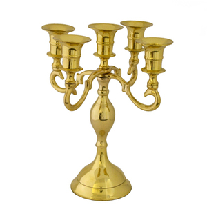 Brass Handmade <b>Candelabra</b> with Customized Sizes for Home Wedding Party Decorations by Art India Collections - Product Image 4