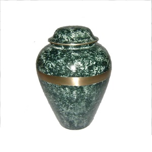 Urnas de cremación de Metal de latón de alta calidad, forma personalizada, equipo de servicio funerario decorativo, urnas de cremación para cenizas de adultos - Product Image 1