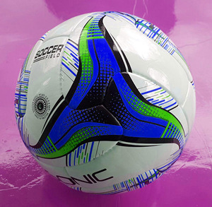 Club de fútbol Balón de fútbol Partido Fútbol PU CHINA 4 CAPAS TAMAÑO 5 T FORMA 12 PANEL PESO 420-440GM CON VEJIGA DE LATEX - Product Image 2