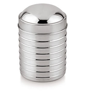 Stainless Steel <b>Canister</b> With Emboss - Product Image 2