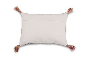 Designer Jacquard Pillow case with added pom pom stylish rich decorative <b>cushion</b> cover with <b>tassel</b> Wholesale cotton pillow cover - Product Image 3