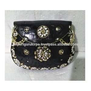 Embrague nupcial de boda para mujer, bolso de mano con marco de monedero de Metal de lujo, bolso de mano de Metal de resina para mujer, bolsos de mano de noche - Product Image 4