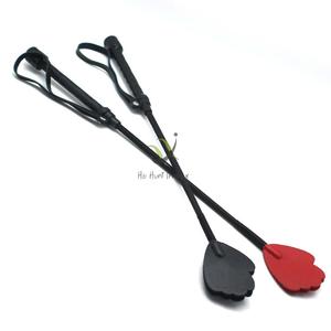 Fouet d'équitation en cuir pour chevaux, forme de main, pour saut d'obstacles - Product Image 5