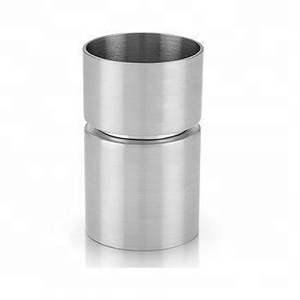 Moderno Vintage doble barra de acero inoxidable cóctel Jigger plata Metal Drinkware accesorio para bares - Product Image 1