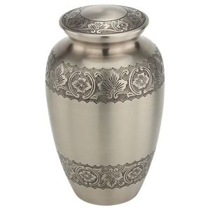 Urne funéraire en métal imprimée en marbre noir et or personnalisée cendres humaines pour adultes et fournitures funéraires avec petit souvenir assorti - Product Image 1
