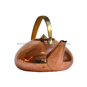 กาต้มน้ำชาทองแดงทรงสี่เหลี่ยม - Product Image 4