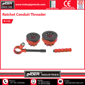 Enhebrador de conducto de trinquete de hierro fundido, máquina enhebradora de tubo de trinquete portátil, el mejor precio al por mayor - Product Image 4