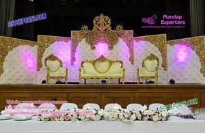 ฉากตกแต่งงานแต่งแบบเอเชียสไตล์วิคตอเรียน,ฉากตกแต่งงานแต่งแบบอินเดียแผงฉากหลังสำหรับตกแต่งเวที - Product Image 3