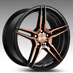 Jantes en alliage à cinq branches - Noir entièrement poli S-Brand 40mm 30mm 100mm pour SUV/Voitures particulières - Product Image 5