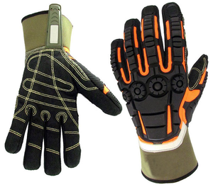 Guantes de Seguridad de Alta Resistencia a Impactos, Protección de Nitrilo y Poliéster, Antideslizantes, Resistentes a Cortes, Absorción de Impactos - Product Image 6