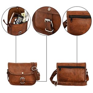 Colección 2024, Bolso Bandolera de Piel de Cabra Vintage Bohemia, Ecológico, Duradero y Hecho a Mano, el Más Vendido para Mujer - Product Image 5