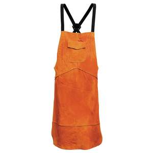 Premium Quality Comfortable Cowhide Split Leather Industrial Safety Welder's Apron Spark Resistant Premium Working Gear - Product Image 1