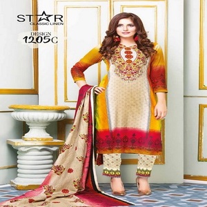Vestidos de Pakistán cosidos/Salwar kameez pakistaní cosido - Product Image 3