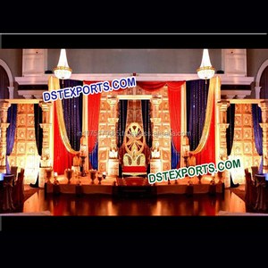 Moc — fabricants de scène de mariage indien, décoration traditionnelle de scène - Product Image 1