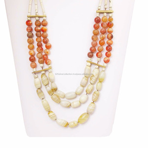 Declaración étnica Tribal tibetana plata gitana Bohemia moda línea Collar para compromiso aniversario y regalo - Product Image 1