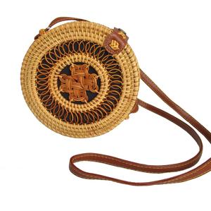 Nuevo bolso de hombro de ratán marrón, bolso tejido a la moda de verano para mujer, estilo de señora de Vietnam para ir de compras - Product Image 6