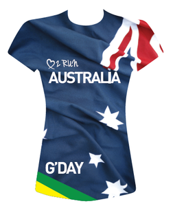 Camiseta Sublimada con la Bandera de Australia, Camiseta Sublimada de la Mejor Calidad, Tejido Transpirable, Diseño Personalizado - Product Image 3