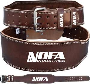 Guantes deportivos de cuero de 10mm personalizados para gimnasio, levantamiento de pesas, deportes, levantamiento de pesas, guantes con cinturón de palanca - Product Image 4