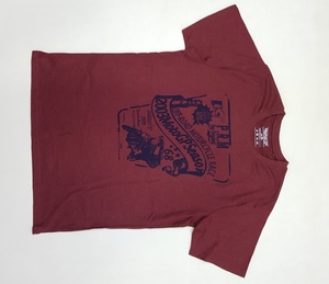 เสื้อยืดคอกลมพิมพ์ลายสำหรับผู้ชายเสื้อผ้าแขนสั้นสีพื้นสำหรับฤดูใบไม้ผลิ100% - Product Image 1