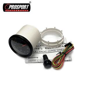 52mm White <b>LED</b> Universal 12V Car <b>Clock</b> Gauge - Product Image 5