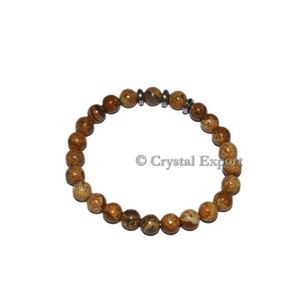 Gemstone Picture Jasper <b>Bracelets</b> Hand Crafted <b>Beaded</b> <b>Bracelets</b> - Product Image 1