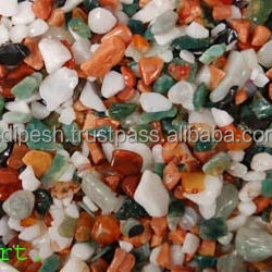 Adoquines y guijarros de piedra natural multicolor, gravas de coral rotas decorativas para exteriores a granel, aplicaciones versátiles - Product Image 3