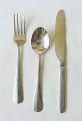 Juego de cubiertos de servidor de ensalada de plata hechos a mano con mango de resina natural para volver a la escuela, regalos de Navidad de boda en casa - Product Image 6