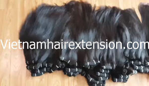 Pelo fino 100% virgen para bebé, máquina de trama, pelo liso - Product Image 3