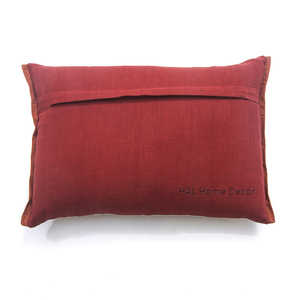 Housse de coussin décorative personnalisée brodée à la main, housse de coussin brodée en coton indien décorative pour canapé - Product Image 3