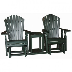 Modern Style <b>Outdoor</b> Teak Wood Foldable <b>Loveseat</b> Companion Set for Patio Garden Park Gym or Dining-for Hotel Use - Product Image 1