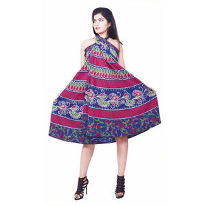 กระโปรงแมกซี่โบฮีเมียนยาวสำหรับผู้หญิงขนาดพิเศษและคุณสมบัติคลุมท้องสำหรับผู้ใหญ่ - Product Image 2