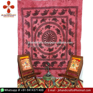 Nouveau grand tutoriel indien Mandala tapisserie tenture murale - Product Image 1