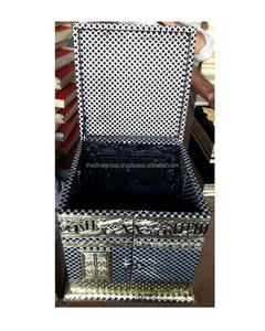 กล่องใส่คัมภีร์กุรอานไม้,กล่องอัลกุรอานศาสนาพร้อมดีไซน์เงิน - Product Image 2