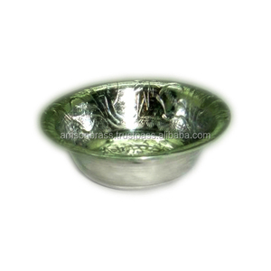 Tazón de frutas de Metal de alta calidad, tazón de frutas con acabado dorado, Decoración de mesa de boda, recién llegado, frutero niquelado - Product Image 6