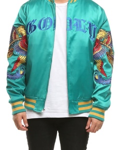 Chaqueta de satén personalizada de alta calidad, venta al por mayor, con diseños personalizados - Product Image 4