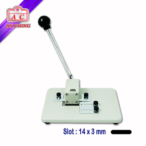 AC-SP16 <b>Table</b> Top PVC <b>Card</b> Hole Cutter 14x3mm Slot Punch - Product Image 1