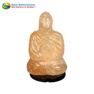 Lampe au sel géométrique USB Himalayn Forme de Bouddha Meilleure lampe au sel de roche rose-Sian Enterprises - Product Image 6